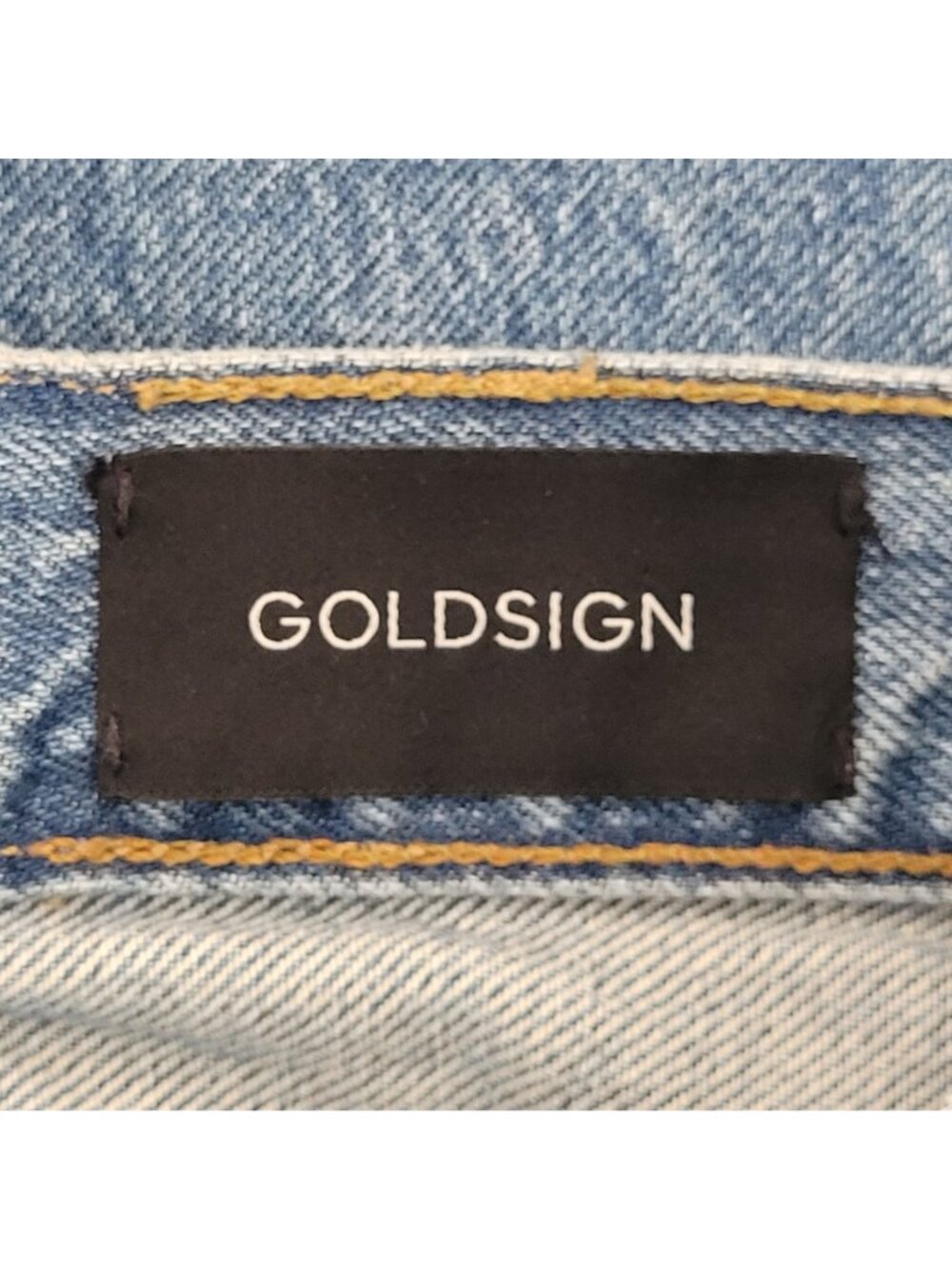 Goldsign High Waist Tapered Jeans Womens Size 23 Blue Cotton Denim - Picture 6 of 10